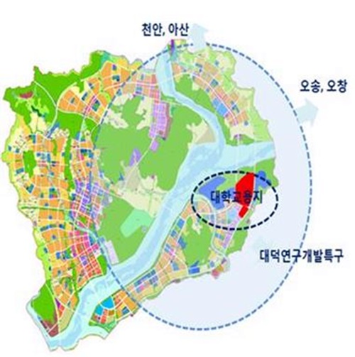 세종시 공동캠퍼스 위치도[행정중심복합도시건설청 제공.]