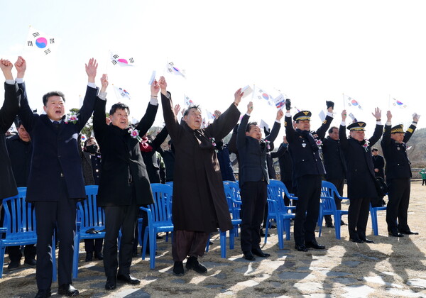 옥파 이종일 선생 생가지 일원에서 열린 ‘제105주년 3.1절 기념식’ 모습. / 사진 태안군