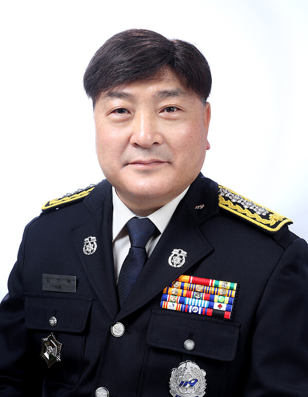 ▲김기록 서장.