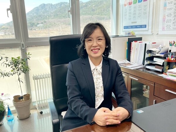 ▲정금희 원장은 선제적으로 대응할 수 있는 ‘연구환경 조성’과 계속 일하고 싶은 ‘건강한 조직문화’를 만들겠다고 약속했다.