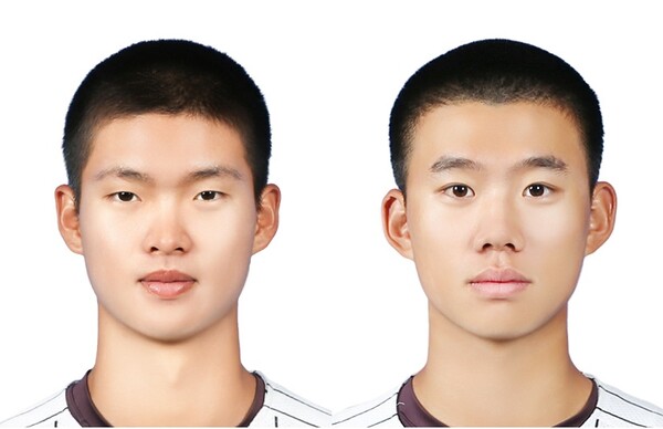 ▲KBO 신인 드래프트 SSG 김요셉·키움 김태언 선수./충북교육청