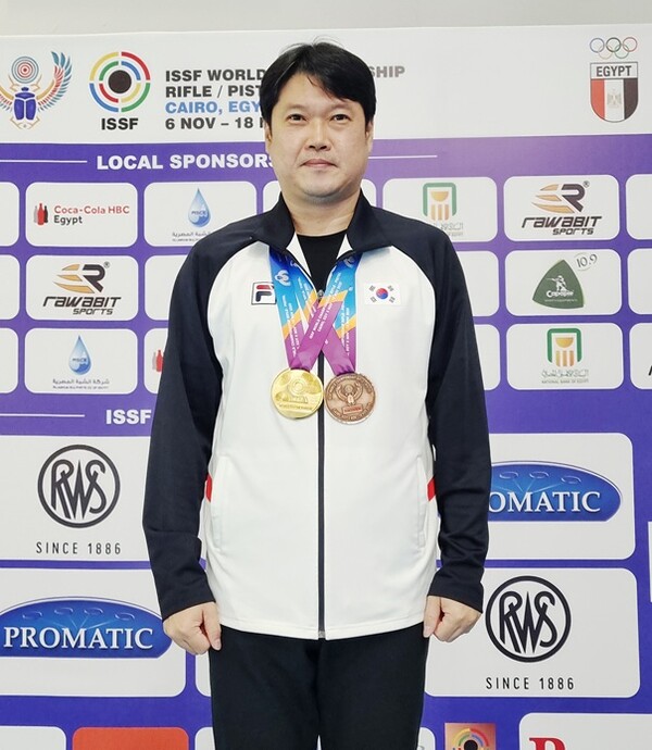 ▲서산시청 사격팀 소승섭 선수. / 사진 서산시