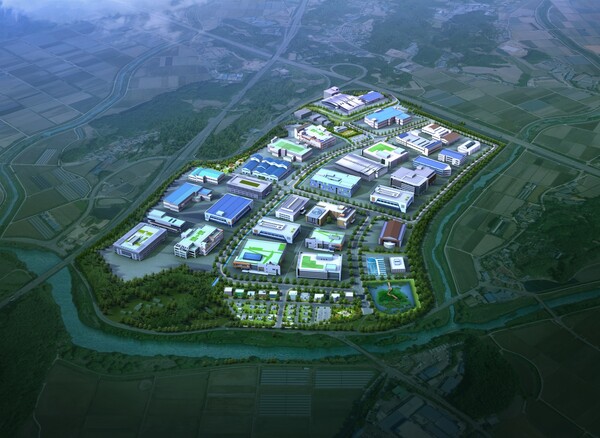 ▲진천 테크노폴리스 산업단지 조감도./진천군